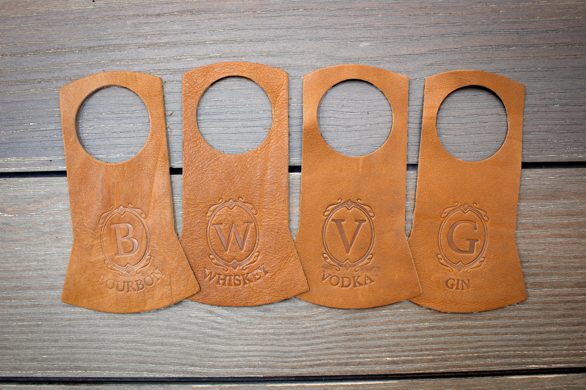 Leather Bottle Tags (Set of 4) - Steurer & Jacoby