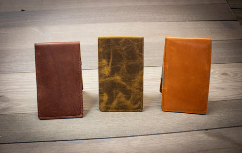 Leather Yardage Book Holders- Steurer & Jacoby