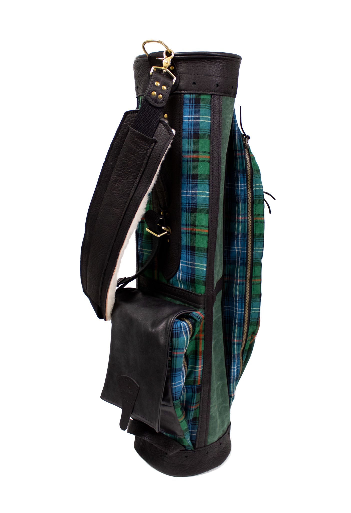 Custom Leather & Waxed Canvas Classic Staff Golf Bag