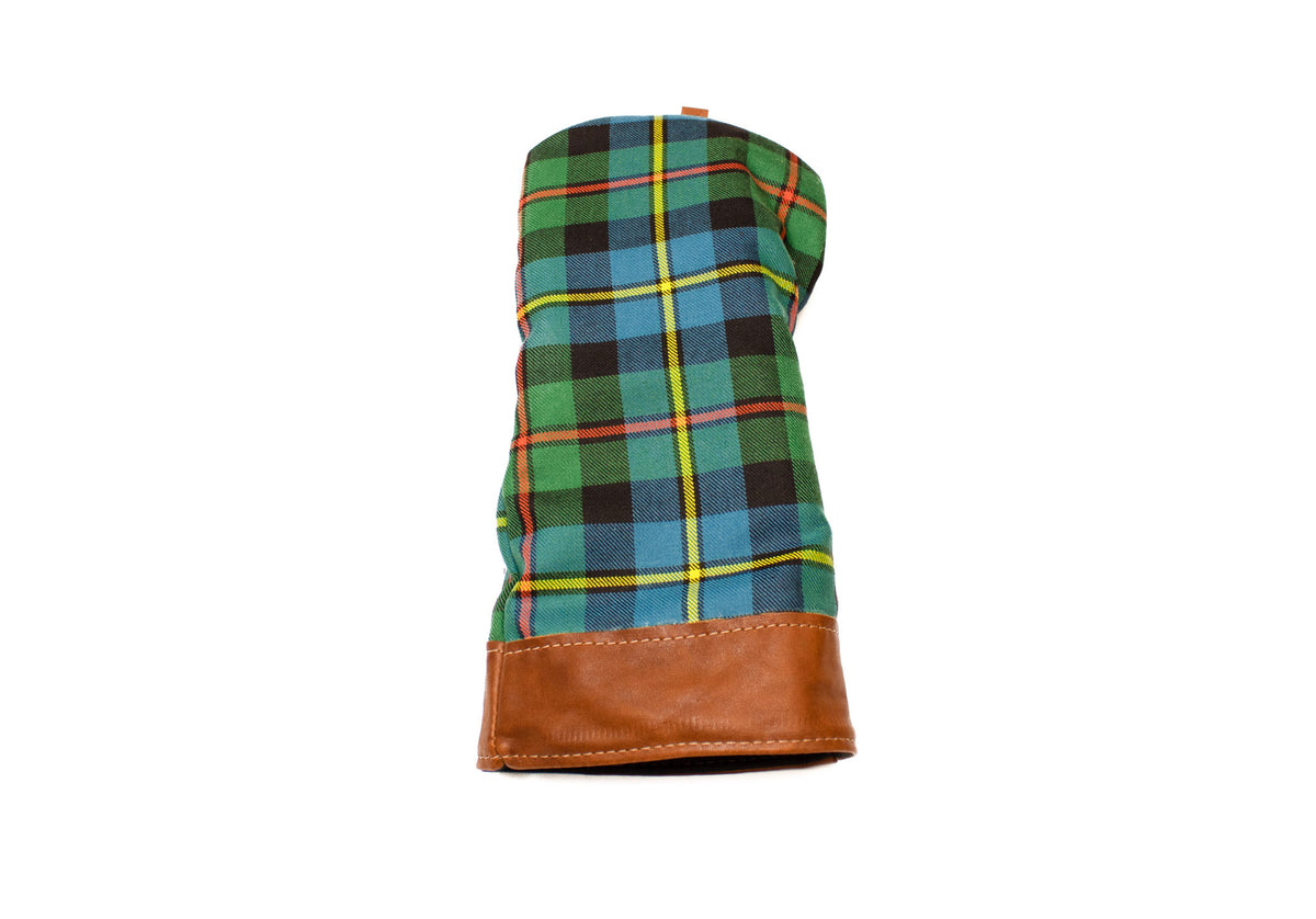 Macleod Tartan & Leather Driver Cover- Steurer & Jacoby