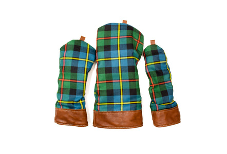 Macleod Tartan & Leather Head Covers- Steurer & Jacoby