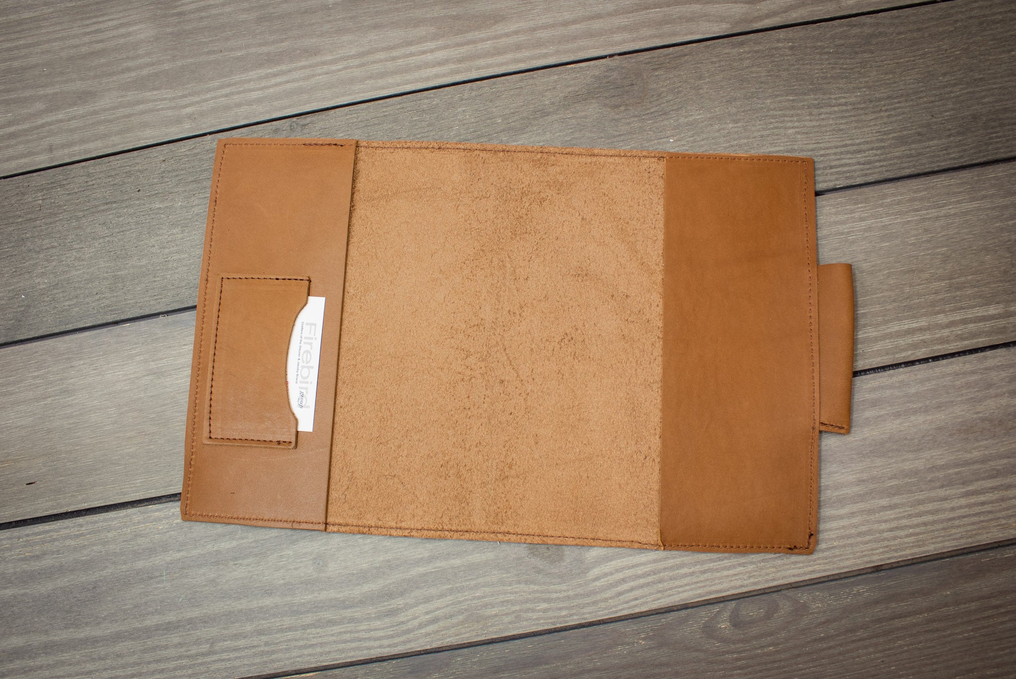 Natural Leather Composition Book Cover Inside- Steurer & Jacoby