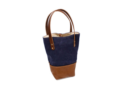 Navy Wine Tote Bag-Steurer & Jacoby
