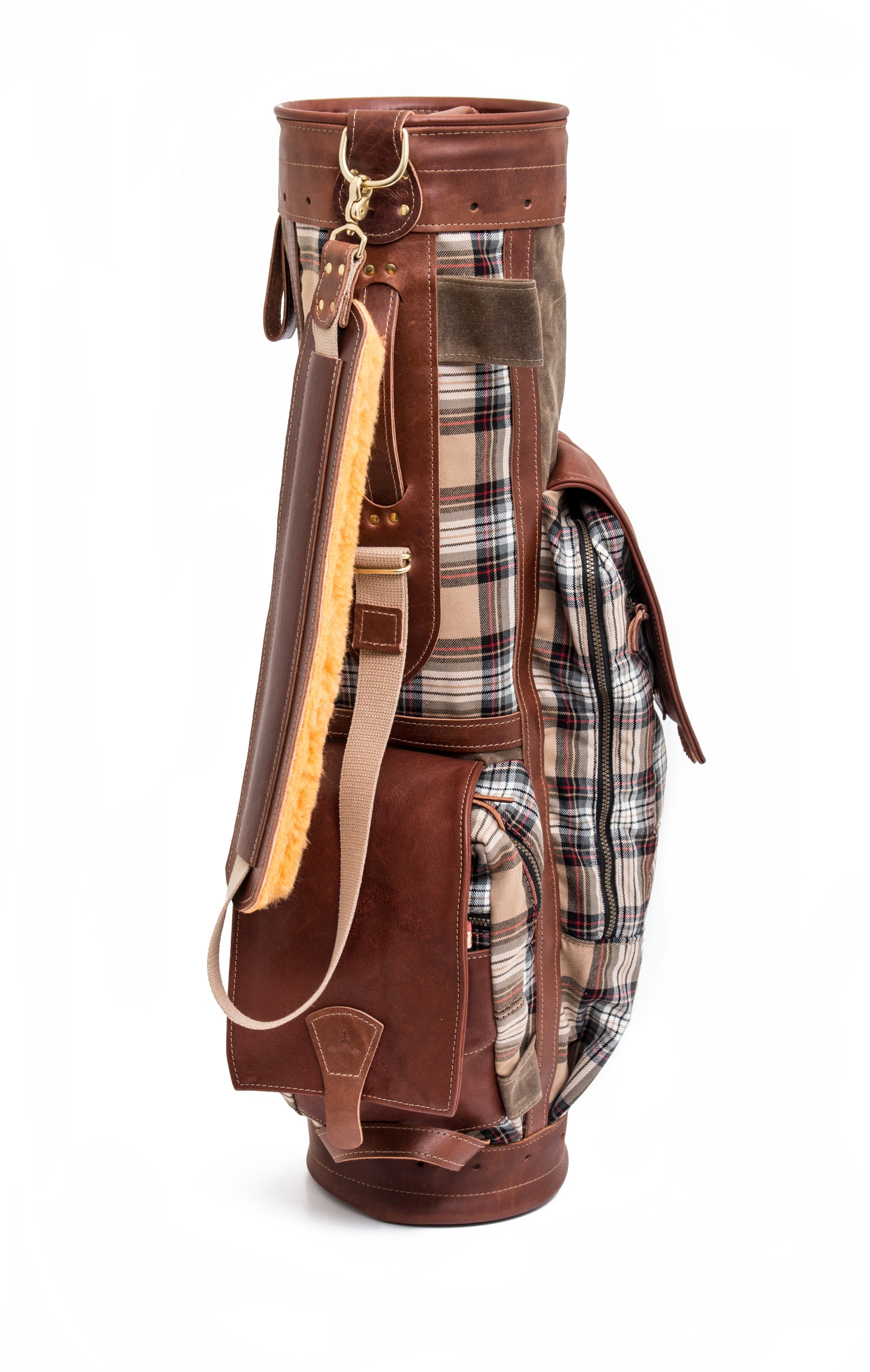 8 Airliner Style Tartan Golf Bag