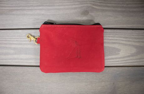 Red Small Golf Tee Bag- Steurer & Jacoby
