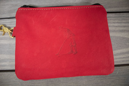 Red Small Golf Tee Bag- Steurer & Jacoby
