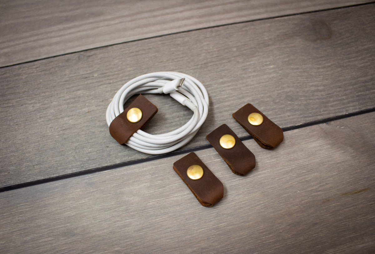 Small Leather Cord Snaps- Steurer & Jacoby