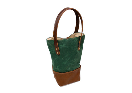 Spruce Green Wine Tote Bag-Steurer & Jacoby