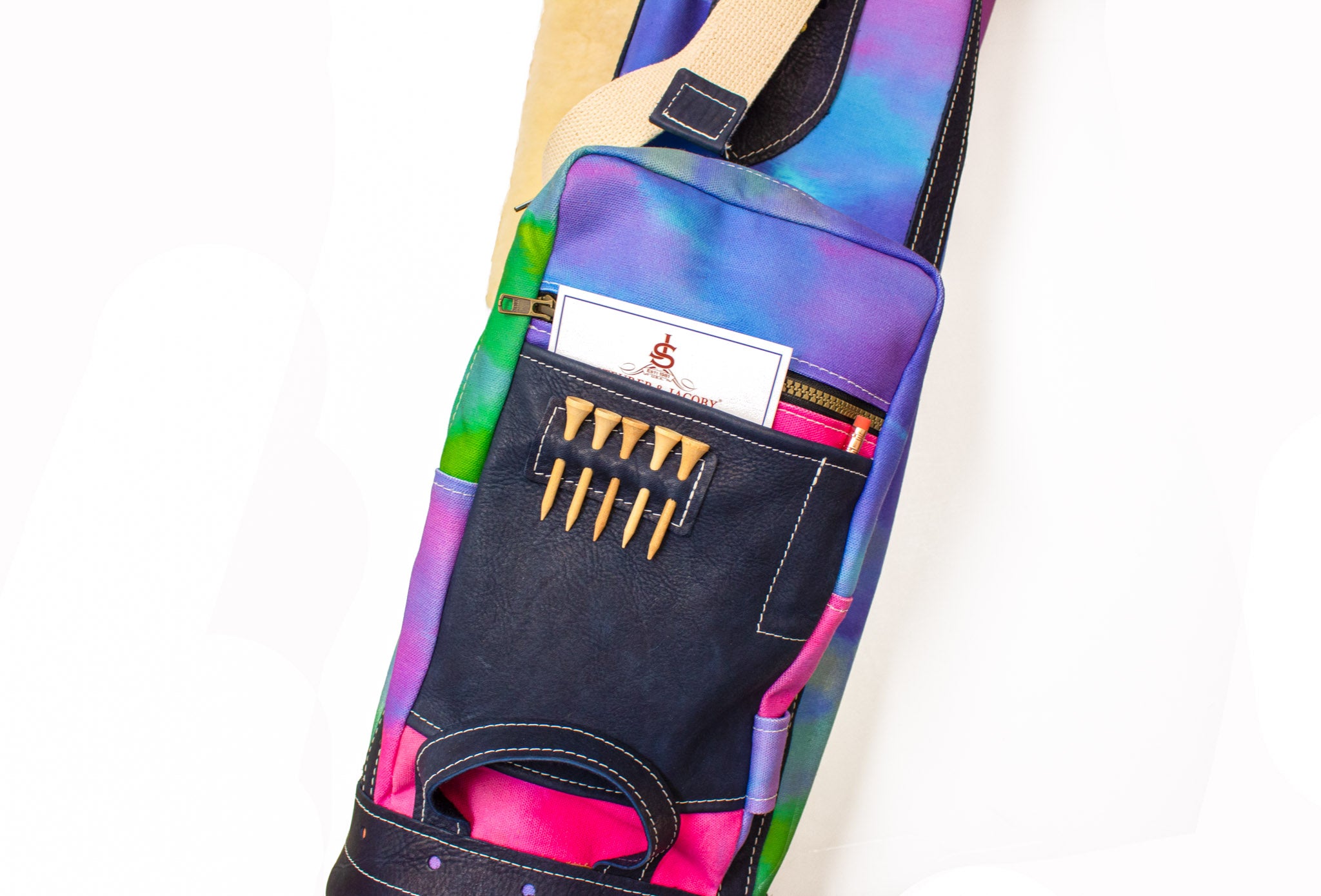 Tie Dye Golf Bag for Modern and Hickory Golf