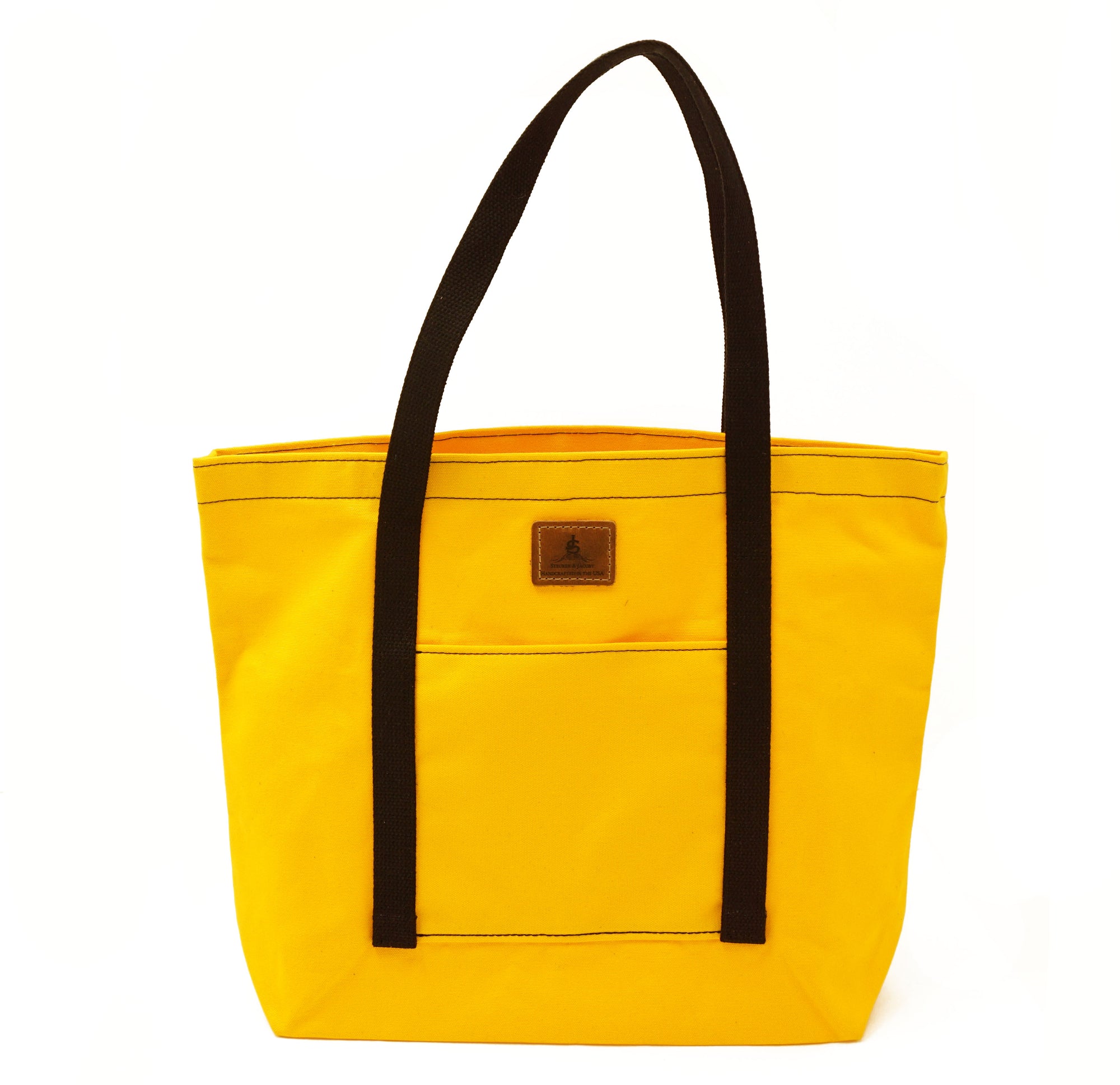 Basic Market Bag- Black and Yellow - Steurer & Jacoby